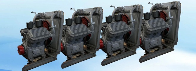 Поршневой воздушный компрессор 4ВУ1-5/9М1